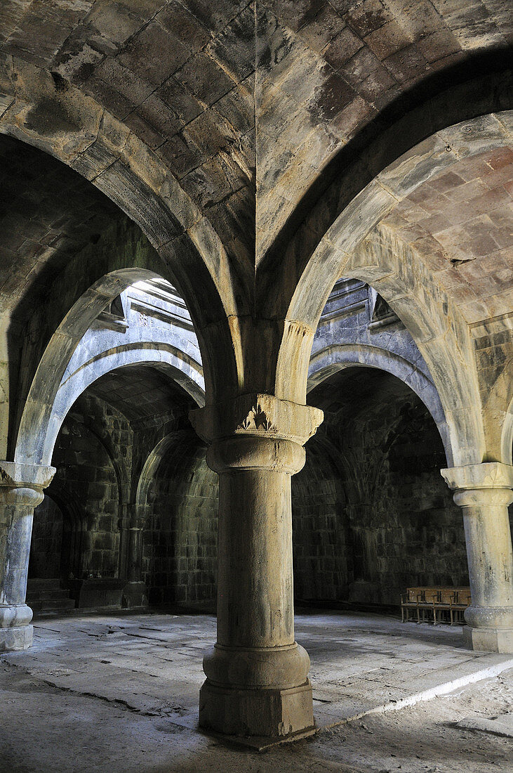 interior of a historic armenian orthodox church at Haghpat monastery, UNESCO World Heritage Site, Armenia, Asia