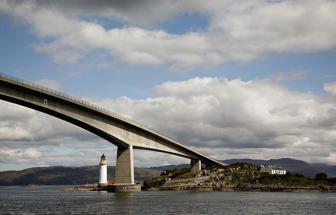 The Skye Bridge which links Kyle of Lochalsh on the mainland and the Isle of Skye in Scotland