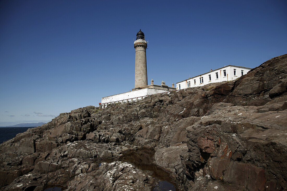 Ardnamurchan Lighthouse in Scotland, United Kingdom  Ardnamurchan Point is the most westerly point of mainland Britain