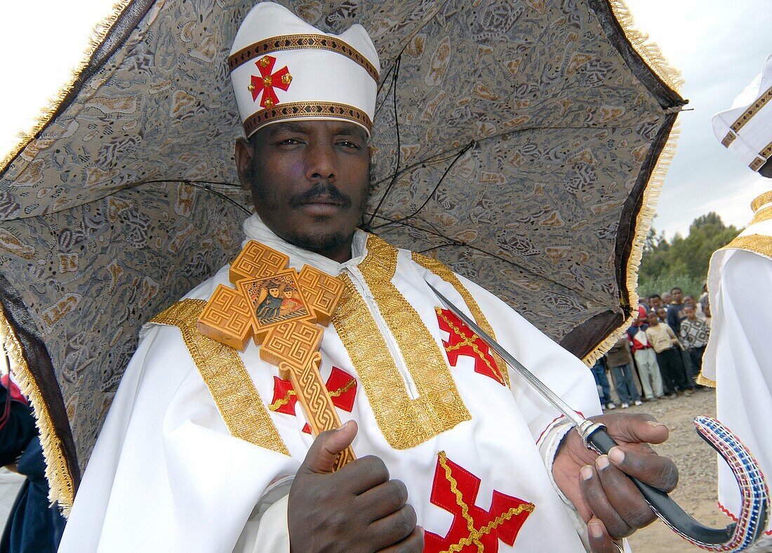 Africa,Eritrea,Asmara,Meskel is an annual religious holiday of the Eritrean Orthodox Church commemorating the discovery of the True Cross by Queen Eleni Saint Helena in the fourth century,It Includes the burning of a large bonfire, or Damera, based on the
