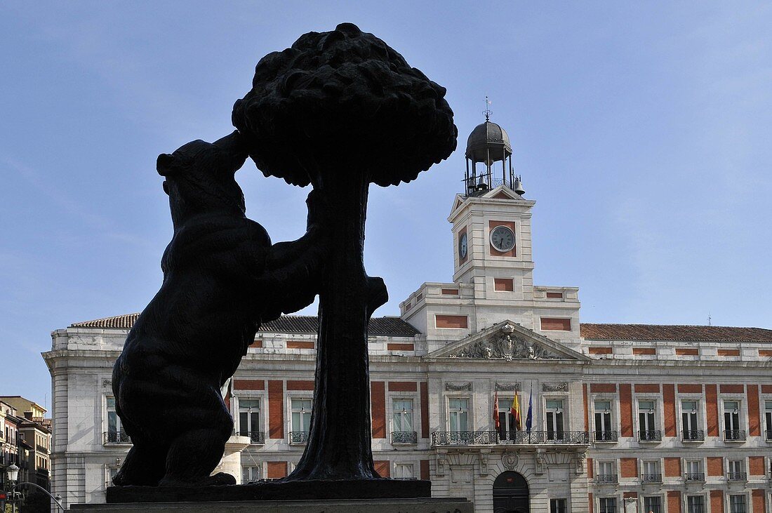 El oso y el madroño, Puerta del Sol, Madrid, Spain, Europe