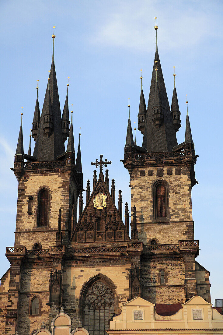 Czech Republic, Prague, Old Town Square, Tyn Church