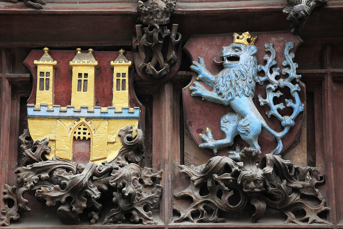 Czech Republic, Prague, Old Town Hall, coat of arms