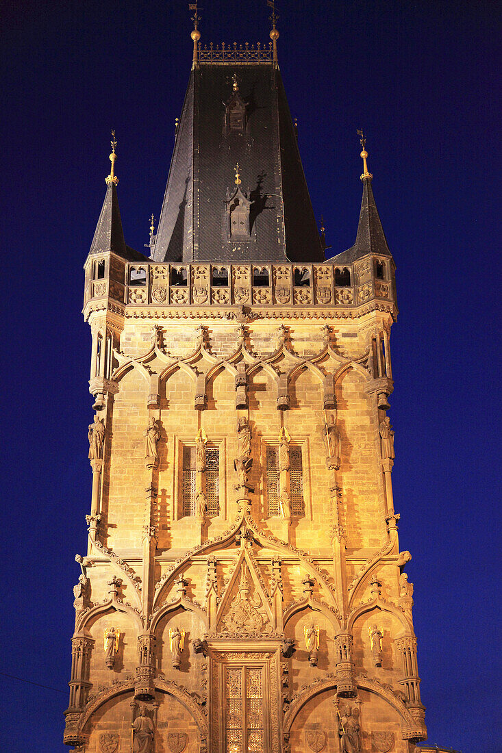 Czech Republic, Prague, Powder Gate