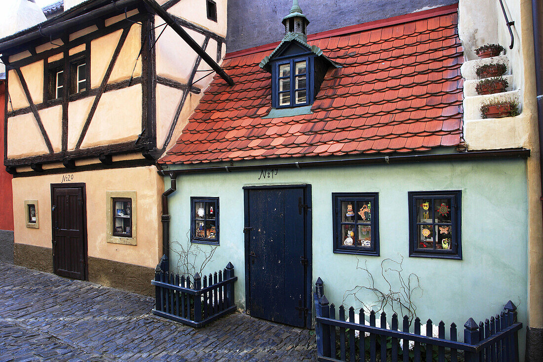 Czech Republic, Prague, Castle District, Golden Lane