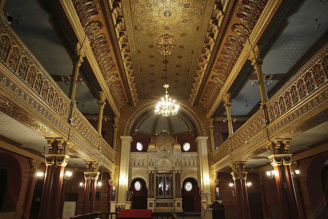 Poland, Krakow, Kazimierz, Tempel Synagogue interior