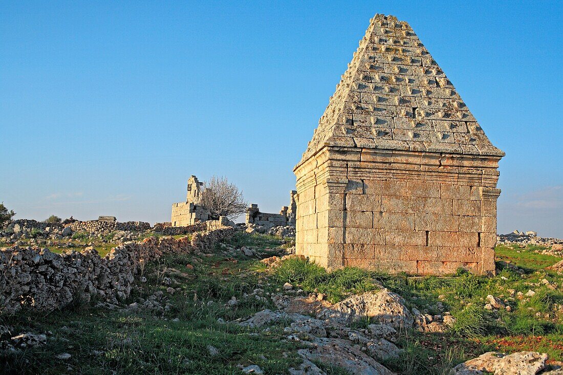 Pyramidal tomb, al-Bara, Syria