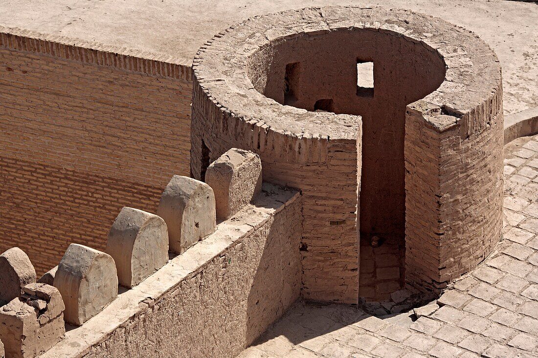 Old city walls, Khiva, Uzbekistan