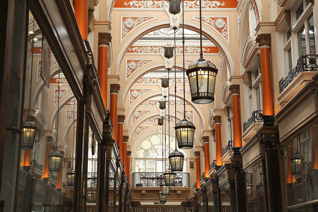 The Royal Arcade, Old Bond Street, London, England, UK