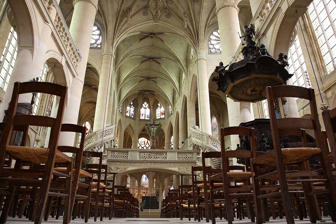 St Etienne de Mont Church, Montagne Ste Genevieve, Paris, France