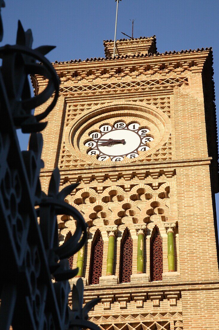 Main Tower of Toledo Railway Station, Castilla - La Mancha, Spain