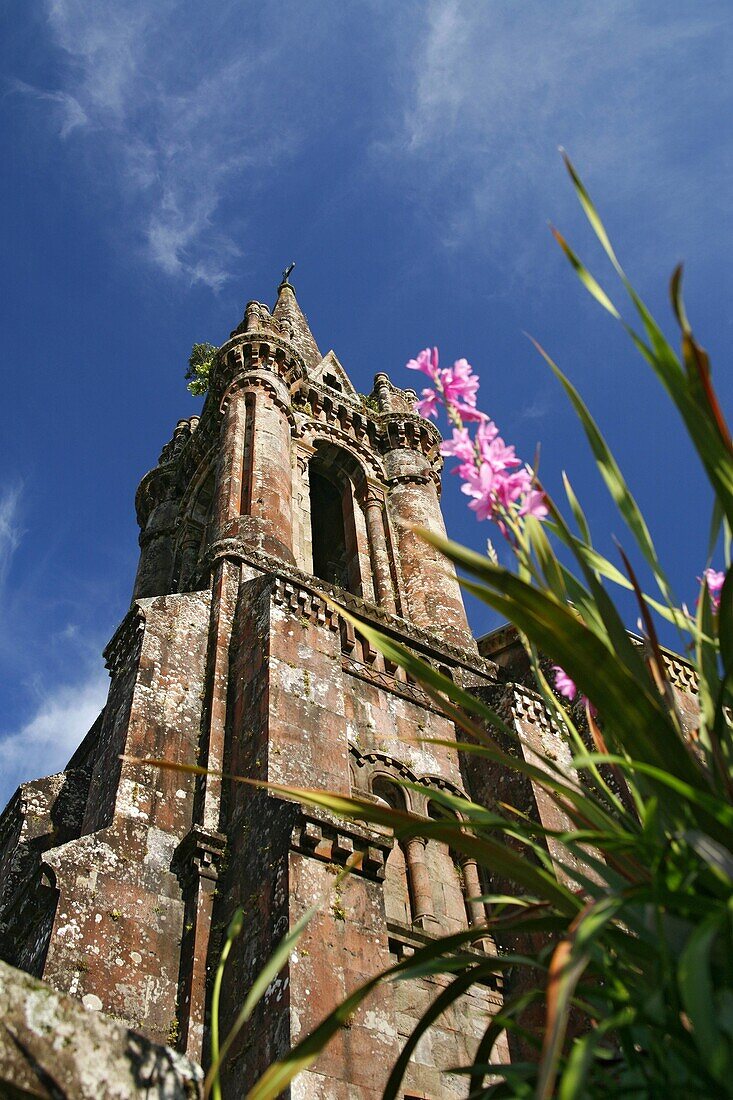 This chapel located on the margins of Furnas Lake is the only gothic style building in the Azores islands, Portugal