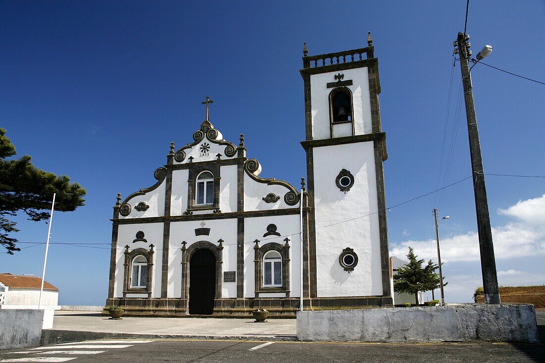 The church in the village of Pedreira do Nordeste  Sao Miguel island, Azores, Portugal