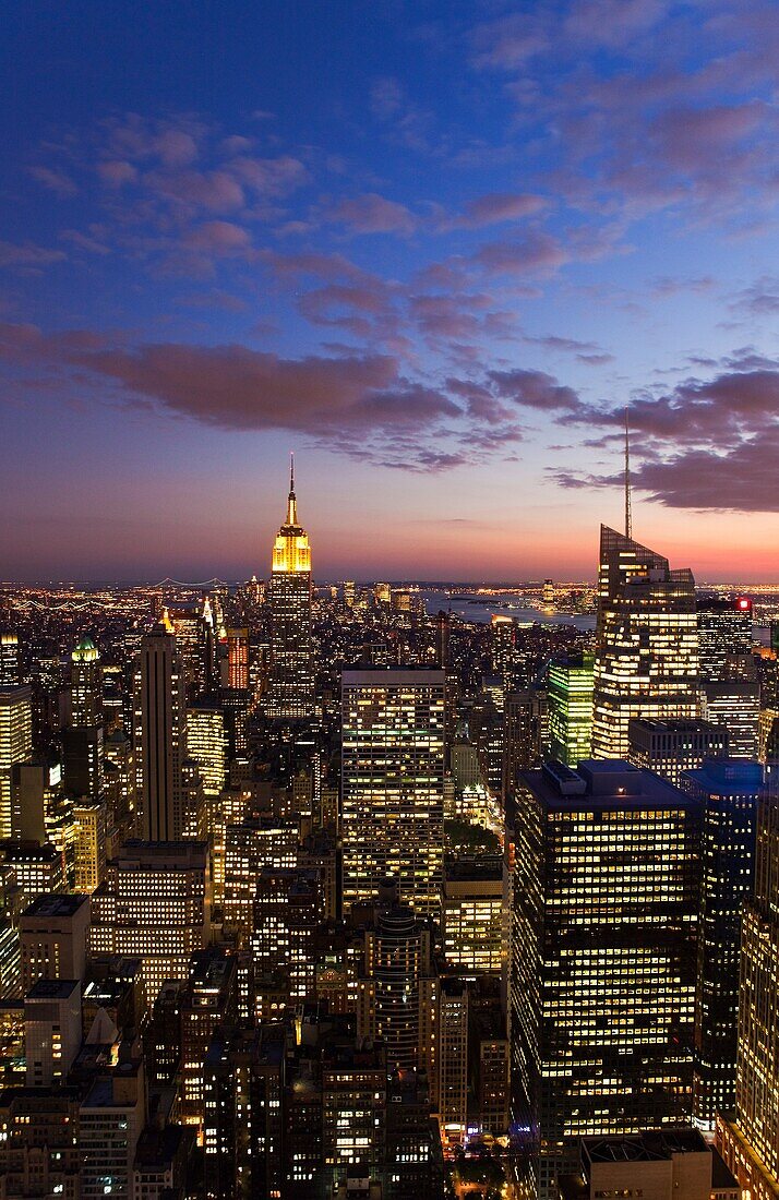 New York City at Dusk