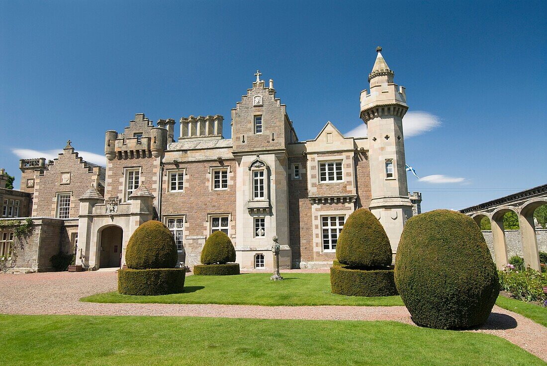 Abbotsford 3 miles from Melrose, home of Sir Walter Scott from 1812 - 1832, Scotland, UK