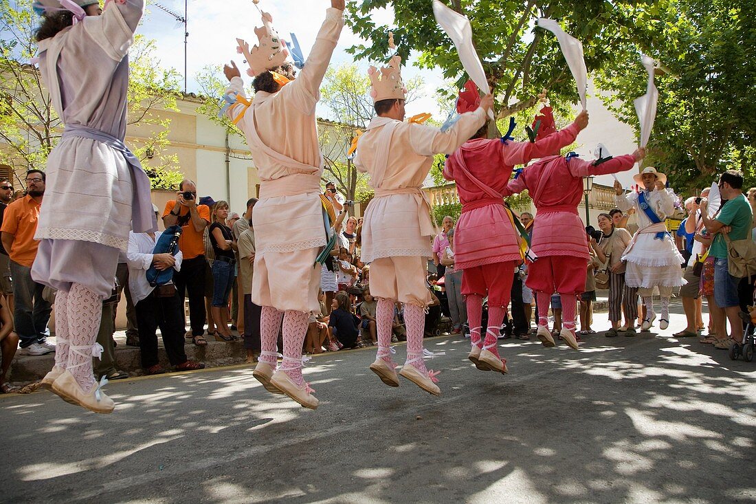Cossiers dance festival, Alaro, Majorca, Balearic Islands, Spain