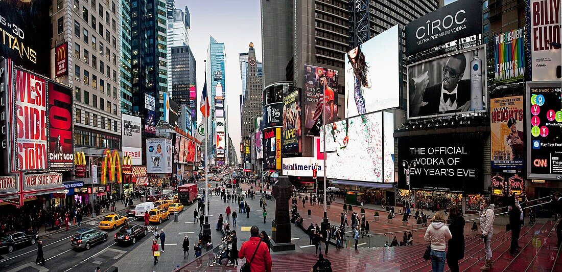 Broadway at Times Square, New York City, USA