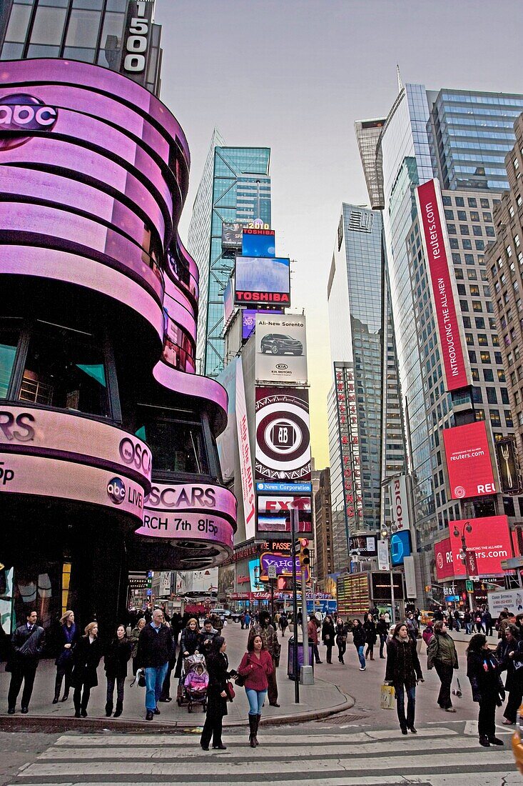 Broadway at Times Square, New York City, USA