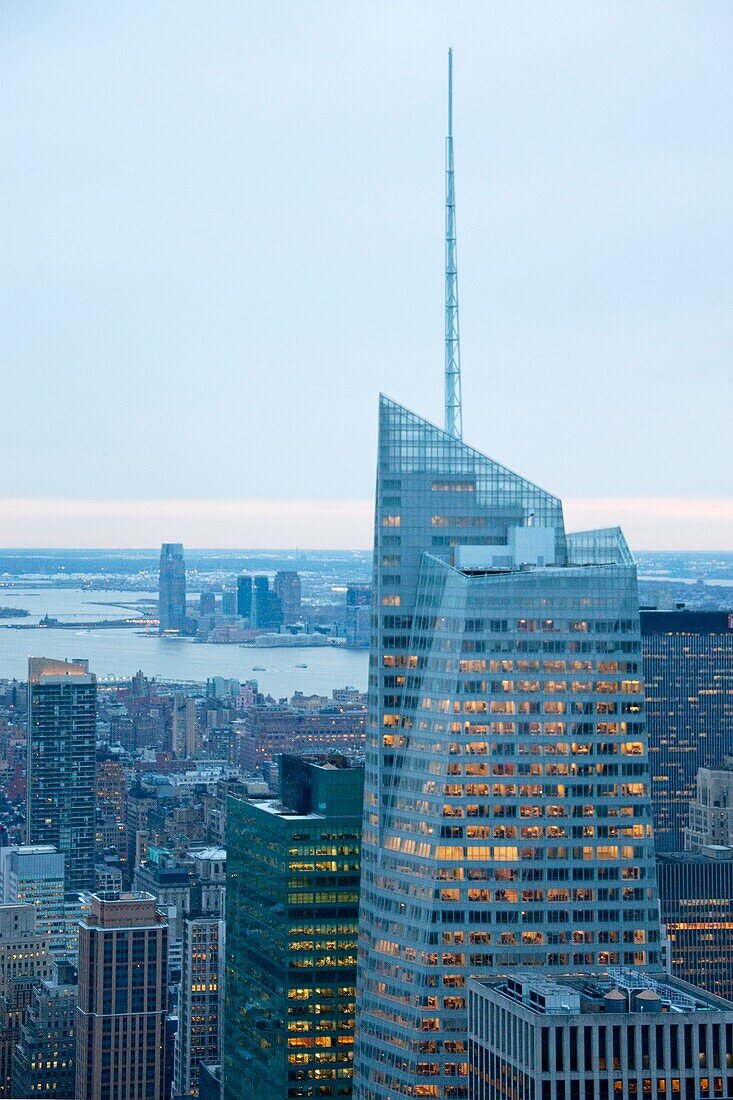 Midtown Manhattan from RCA Building, New York City, USA