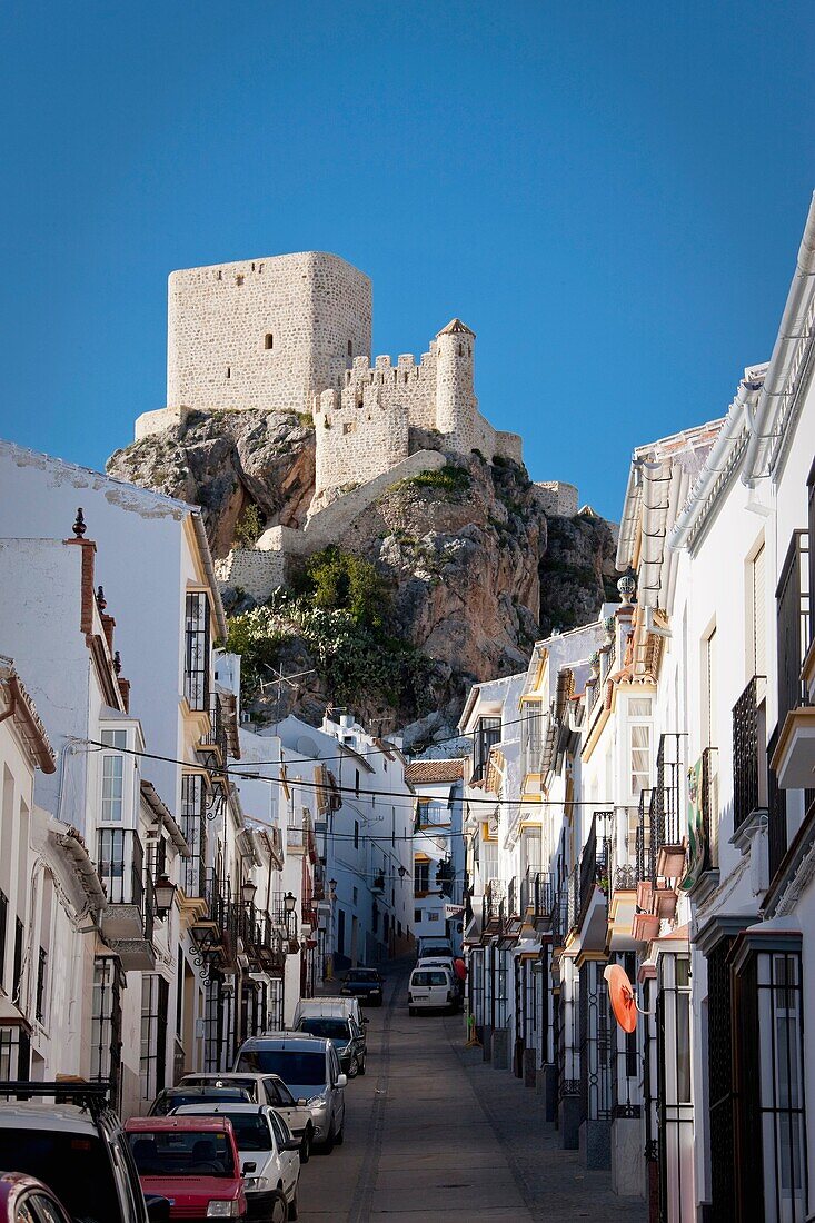 Castle, Olvera, Cadiz province, Andalusia, Spain