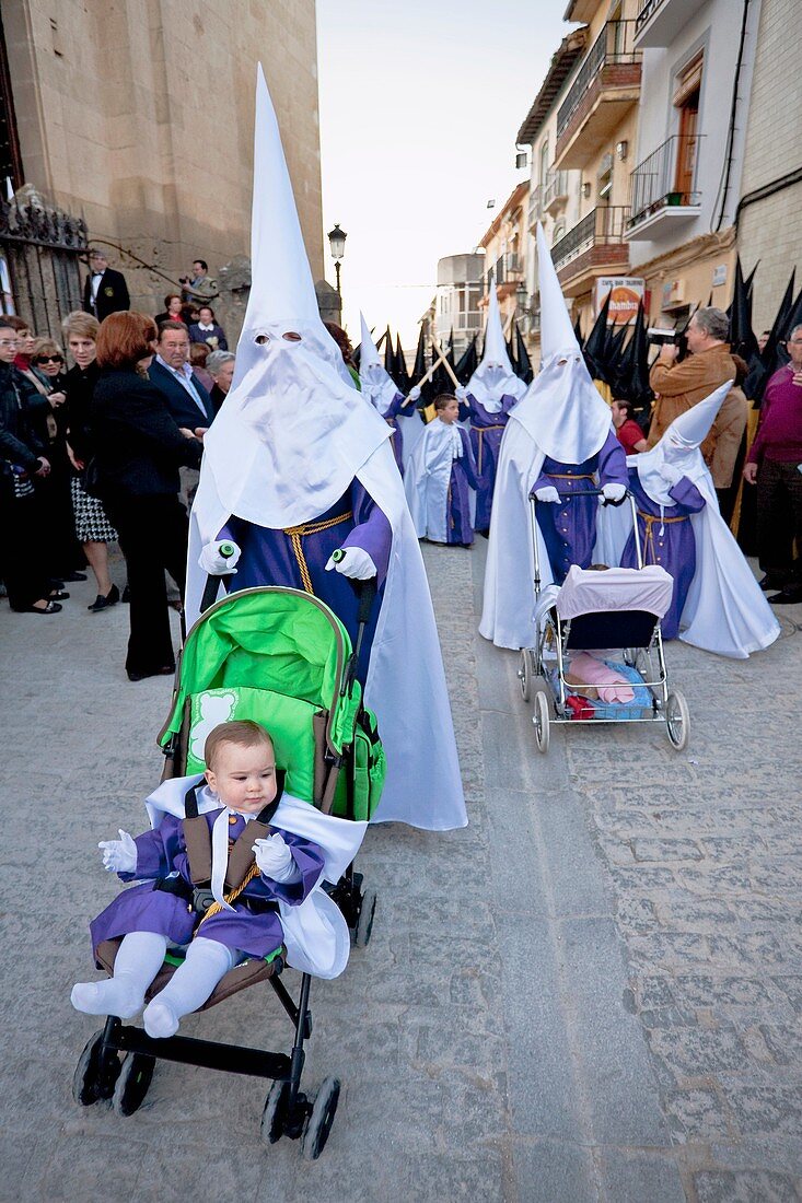 Good Friday procession, Montefrio, Granada province, Andalusia, Spain