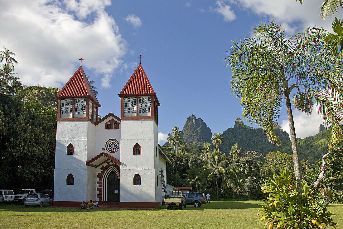 Haapiti Church, Moorea, Society Islands, French Polynesia (May, 2009)
