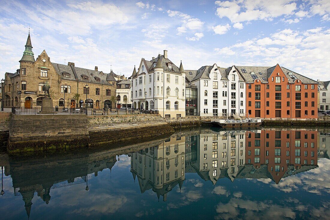 Art nouveau architecture, Alesund, Norway