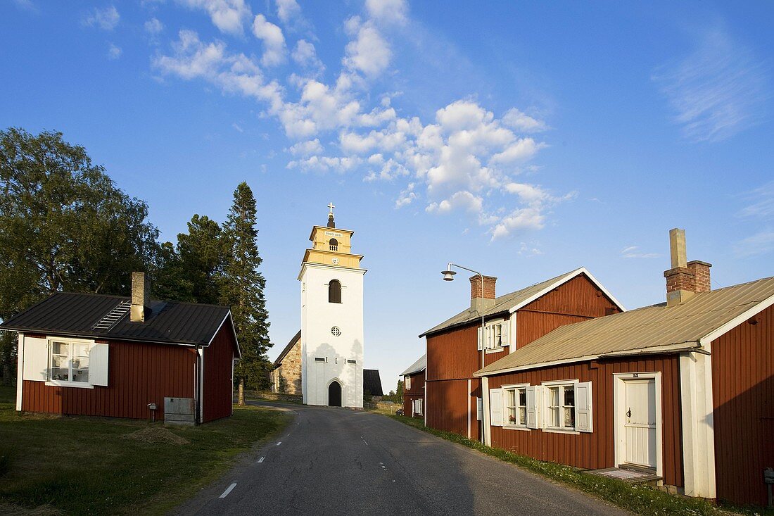 Church in Gammelstad (old town), Lulea, Sweden (June, 2009)
