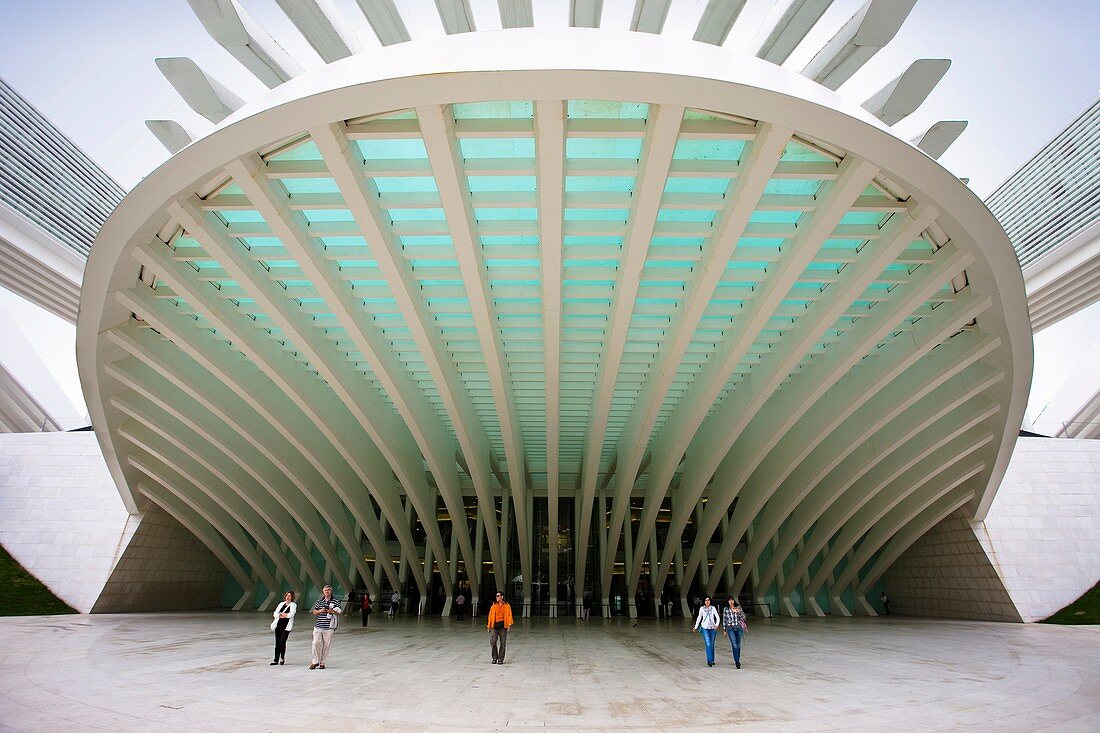 Convention Center designed by architect Santiago Calatrava, Oviedo, Asturias, Spain (September 2009)