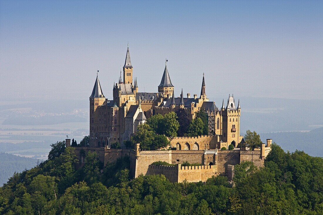 Hohenzollern Castle view from Zeller Horn, Germany