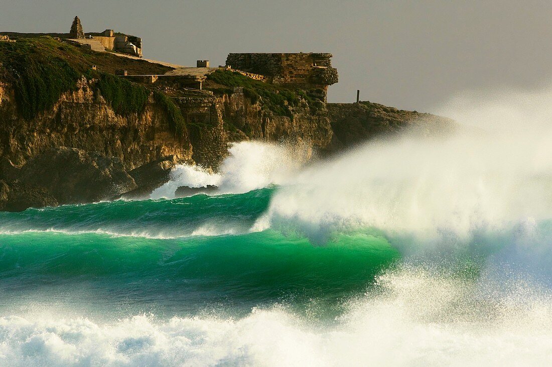 Andalusia, Atlantic, Cadiz, Costa de la Luz, Europe, Spain, Tarifa, water, wave, A75-1139434, AGEFOTOSTOCK