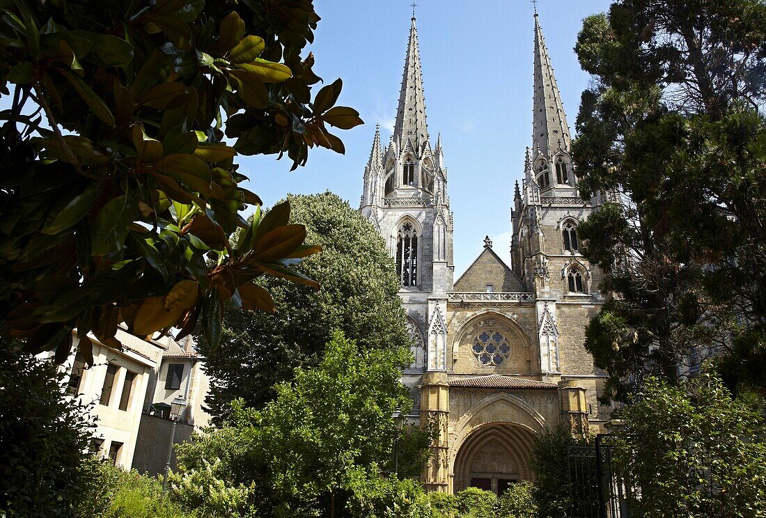 Kathedrale Sainte-Marie, Bayonne. Französisches Baskenland, Aquitaine, Pyrenees-Atlantiques, Frankreich