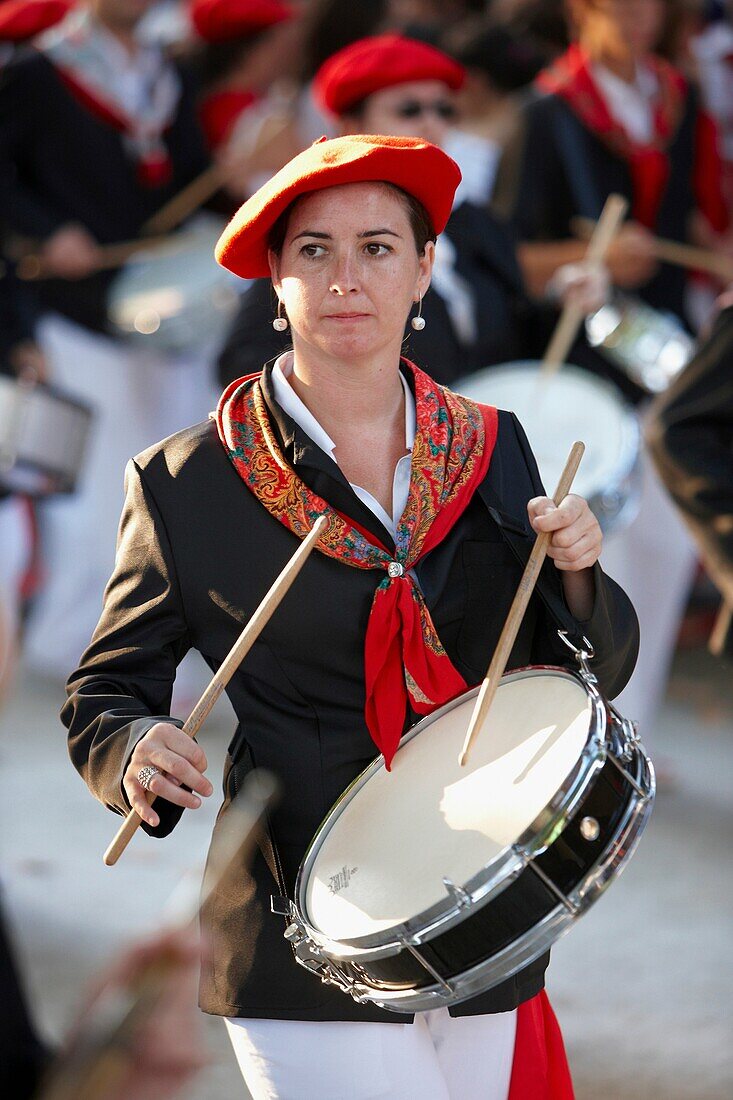 Alarde-Festival, Hondarribia, Guipuzcoa, Baskenland, Spanien