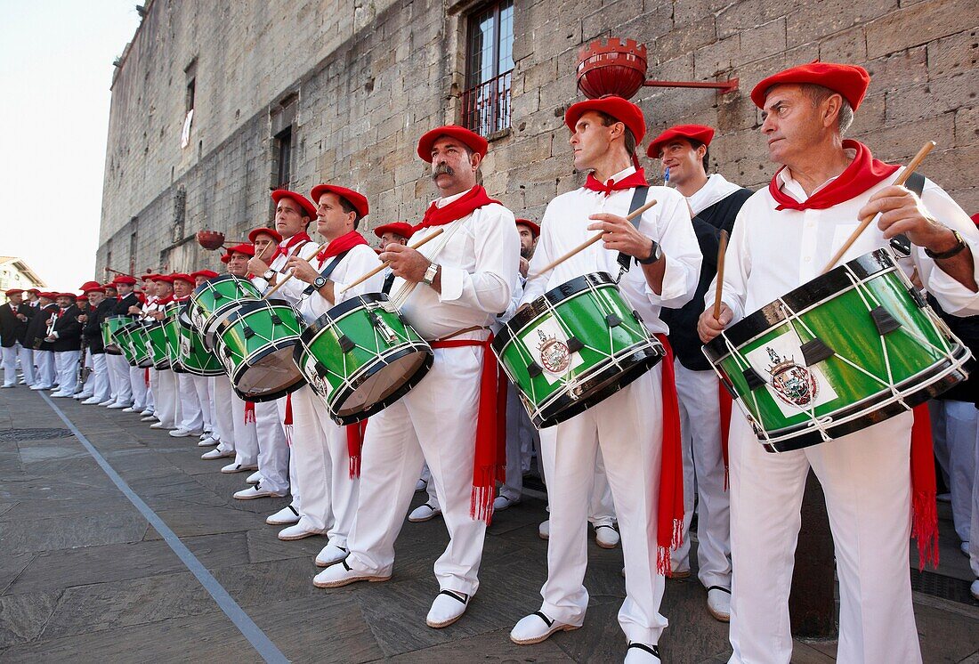 Alarde-Festival, Hondarribia, Guipuzcoa, Baskenland, Spanien