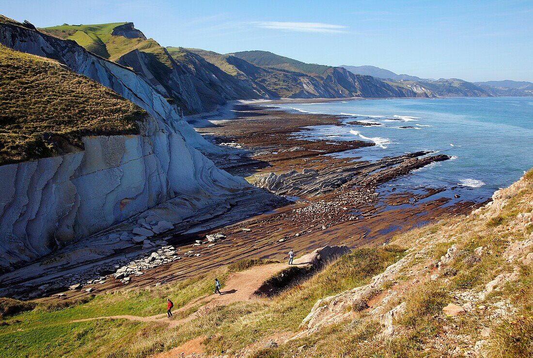 Flysch, Algorri, Zumaia, Gipuzkoa, Euskadi, Spain