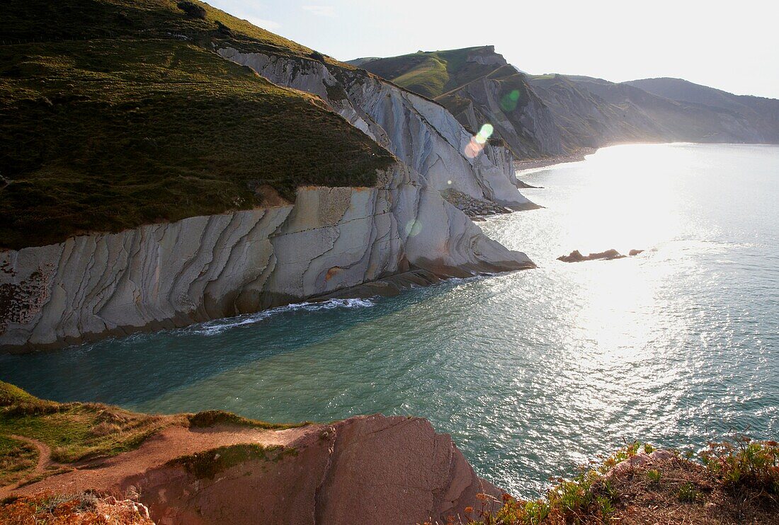 Flysch, Algorri, Zumaia, Gipuzkoa, Euskadi, Spanien