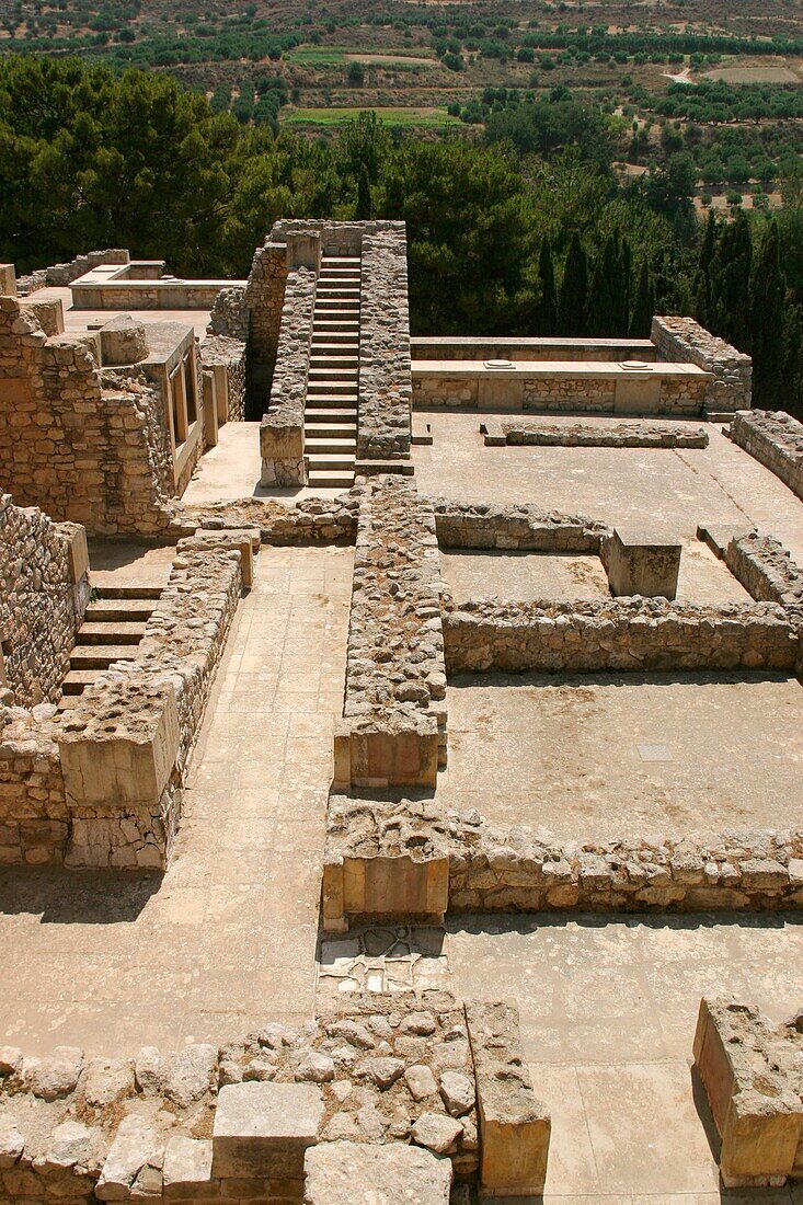 Knossos archaeological site, Iraklion, Crete, Greece