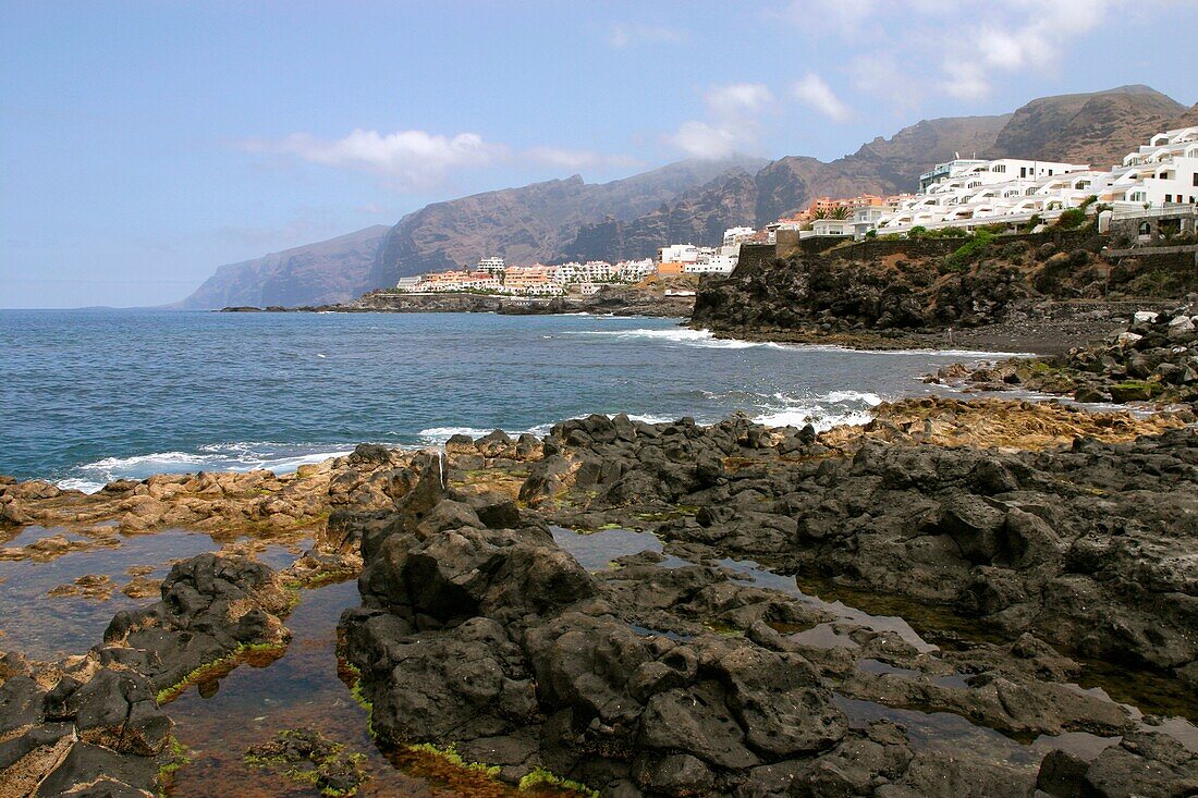 Los Gigantes cliffs and Atlantic Ocean, Tenerife, Canary Islands, Spain