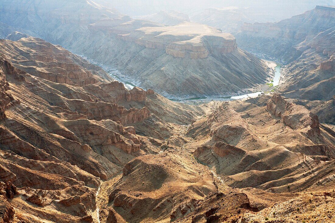 Namibia - The Fish River Canyon is with a length of 160 km the second largest canyon in the world and the largest in Africa Ai-Ais Richtersfeld Transfrontier Park, Namibia