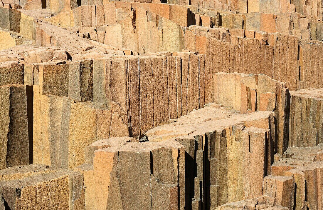 Namibia - The so-calledorgan pipes', basaltic rock formations near Twyfelfontein in the Damaraland