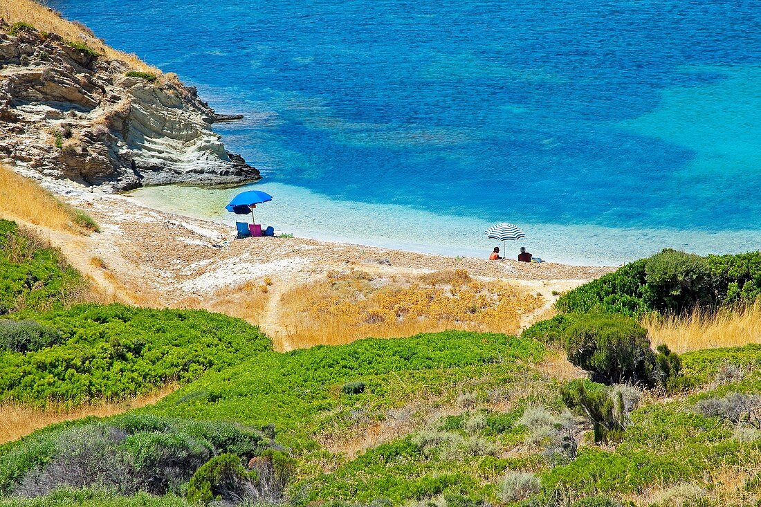 Beach. Southwest Sardinia. Costa del Sud. Sardinia. Italy.