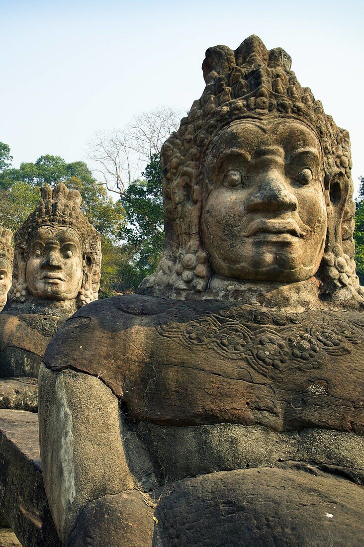 South Gate. Angkor Thom. Cambodia.