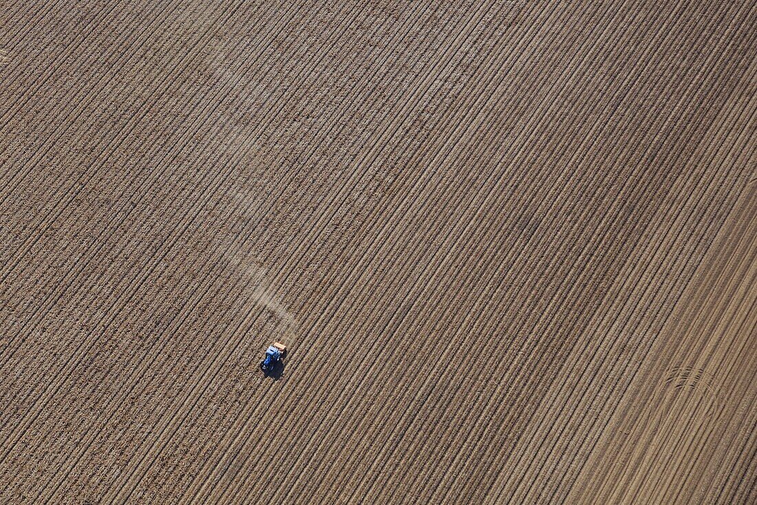 Southrepps Norfolk & Farmland Field patterns September from the Air