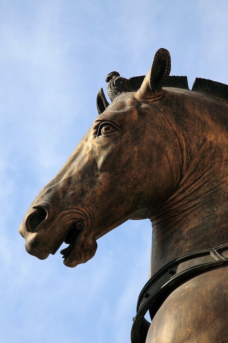 Italy, Venice, St Mark´s Basilica di San Marco, bronze horse