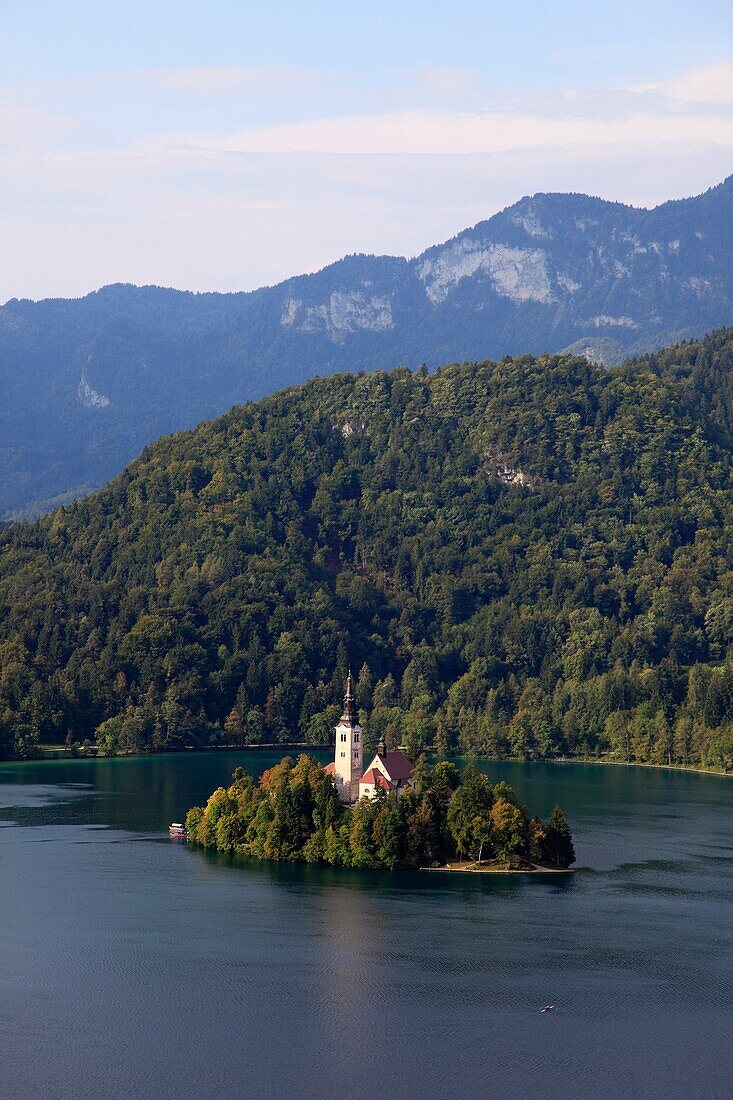 Slovenia, Bled, Lake, Island, Church of the Assumption