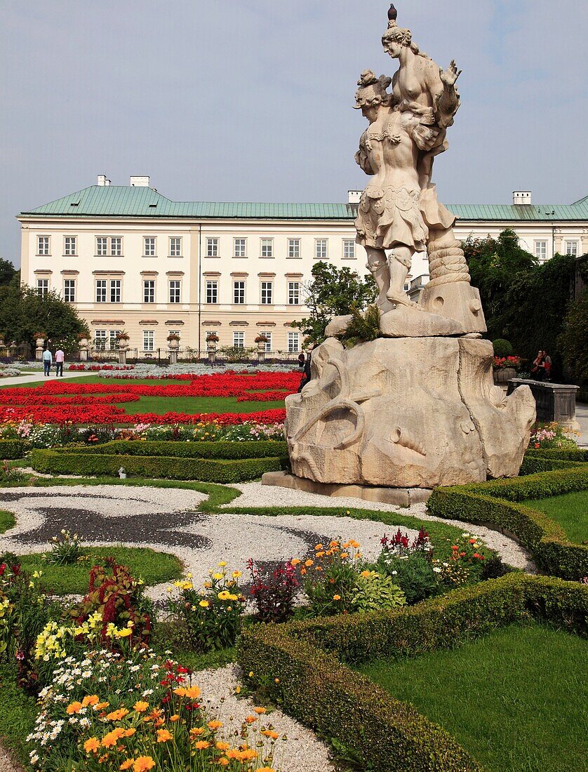 Austria, Salzburg, Mirabell Garden and Palace
