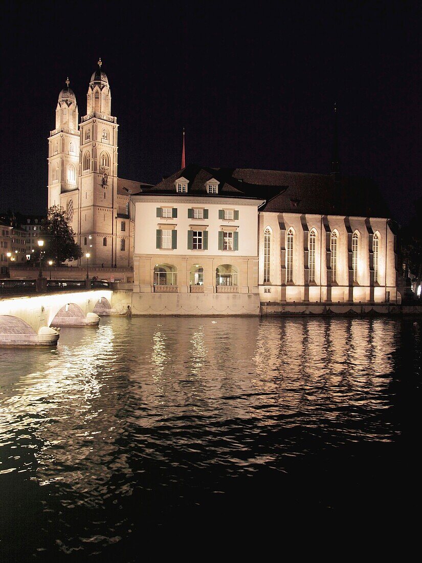 Switzerland, Zurich, Grossmünster, Cathedral