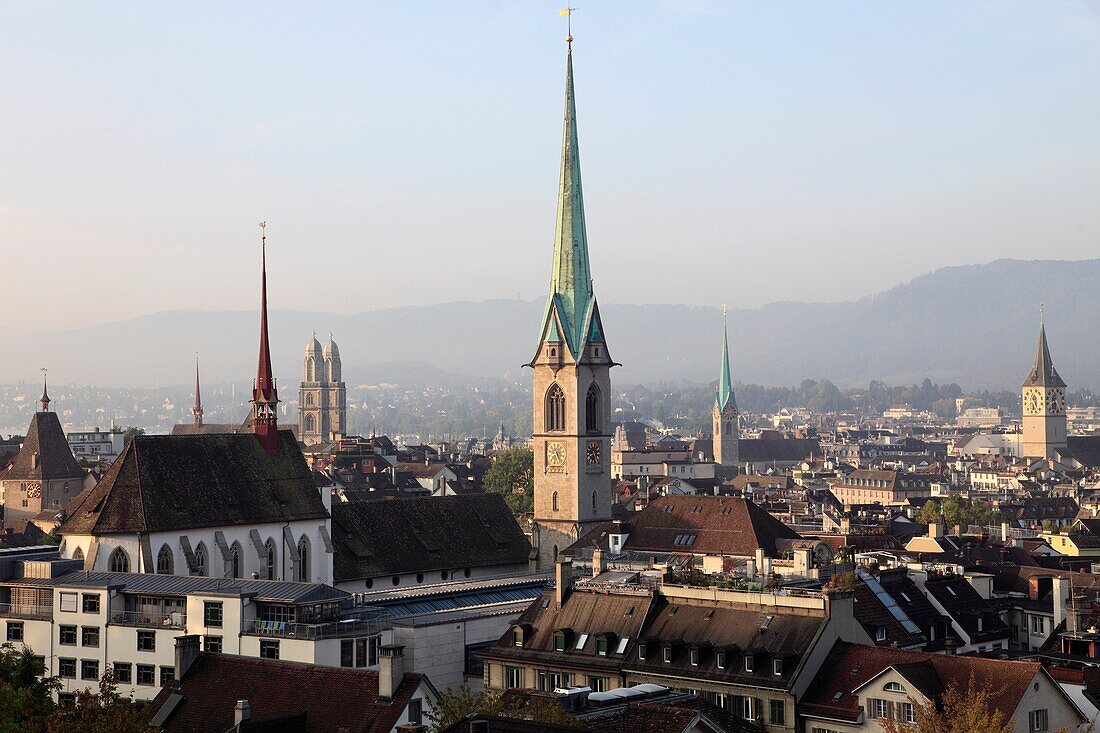 Switzerland, Zurich, skyline, general panoramic view
