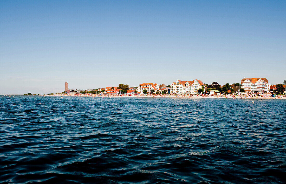 Laboe beach, Baltic sea, Schleswig-Holstein, Germany