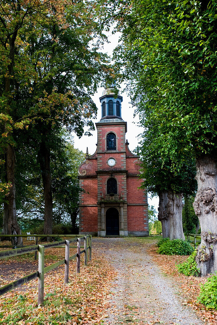 Chapel in Gut Panker, Ostsee, Panker, Plön, Schleswig-Holstein, Germany